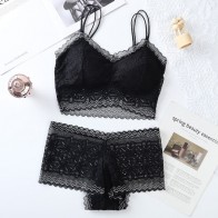 Sylish Spandex Lase Bra & Panty Set