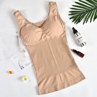Women’s Seamless Body Shaper Camisole with Built-In Bra – Tummy Control Shapewea - Image 2