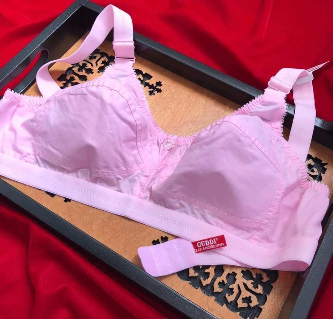 Imported comfortable Indian Guddi Bra Cotton Big Belt Full Coverage Bra for Women regular use bra