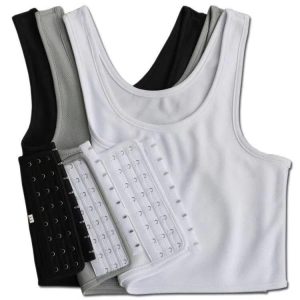 Women’s Adjustable Chest Binder Vest – Breathable Compression Tank Top
