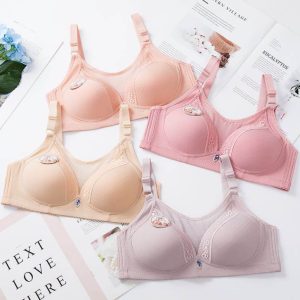 Women’s Wireless Full Coverage Bra – Soft Padded Everyday Support Bra
