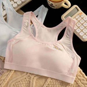 Girls Seamless Sports Bra – Soft Wireless Training & Everyday Comfort Bra
